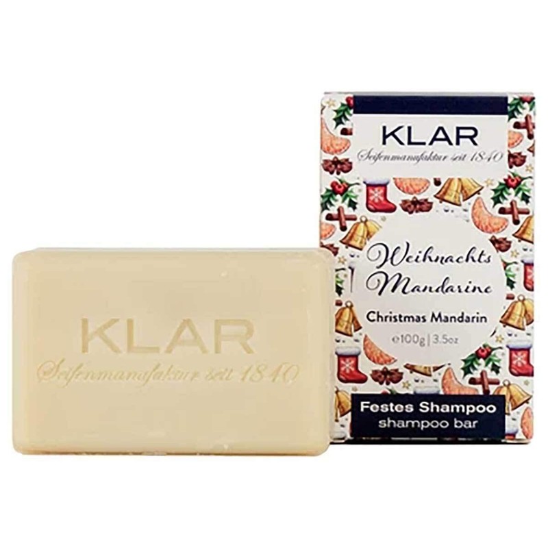 Klar's Bar Shampoo Christmas Tangerine Firm Shampoo 100 g Vegan