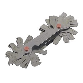 Yosoo Health Gear Thread Gauge Screw, Thread Pitch Gauge, 52-Piece Thread Gauge, Stainless Steel Thread Plug, Thread Gauge Metric and Imperial (Metric + Imperial)