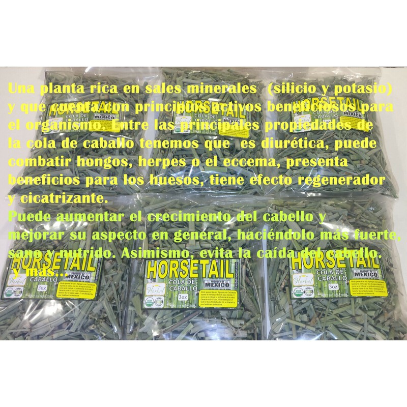 Cola de Caballo, Te/infusion cola de caballo 3oz, Equisetum arvense