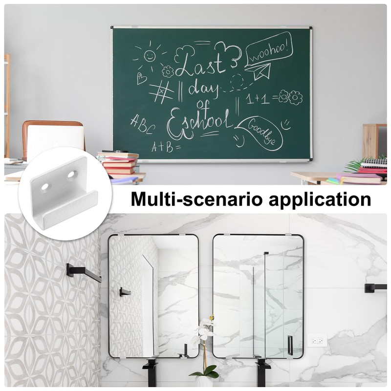 sourcing map 10 Pcs Stainless Steel Tile Hanger, Tile Display