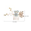 DOITOOL 4 Pcs Wedding Hair Comb,Pearl Crystal Bridal Hair Comb
