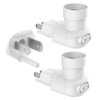 MOSU Enchufe de luz enchufable,Adaptador de extensión de Enchufe E26/E27