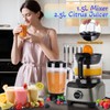 14 Cup Blender and Food Processor Combo for kitchen, large