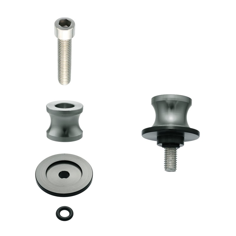 X AUTOHAUX 2pcs 8mm Motorcycle Rear Stand Swing Arm Spool