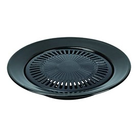 Pearl Metal HB-6316 Roasted Grill, Round, 12.6 inches (32 cm), Fluorine Resin Treatment, For Cassette Cooktops