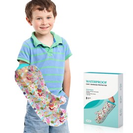 FIPELL 2024 Newest Waterproof Arm Cast Cover for Shower Kids - Reusable Cast Cover, Cast Bag, Cast Sleeve - Watertight Protection for Broken Hands, Fingers, Wrists, Arms
