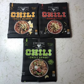 Fire & Smoke Society 3 Pack * Fire & Smoke Society CHILI MIX BUNDLE 1.2oz ea  3 Flavors, BB 25/26