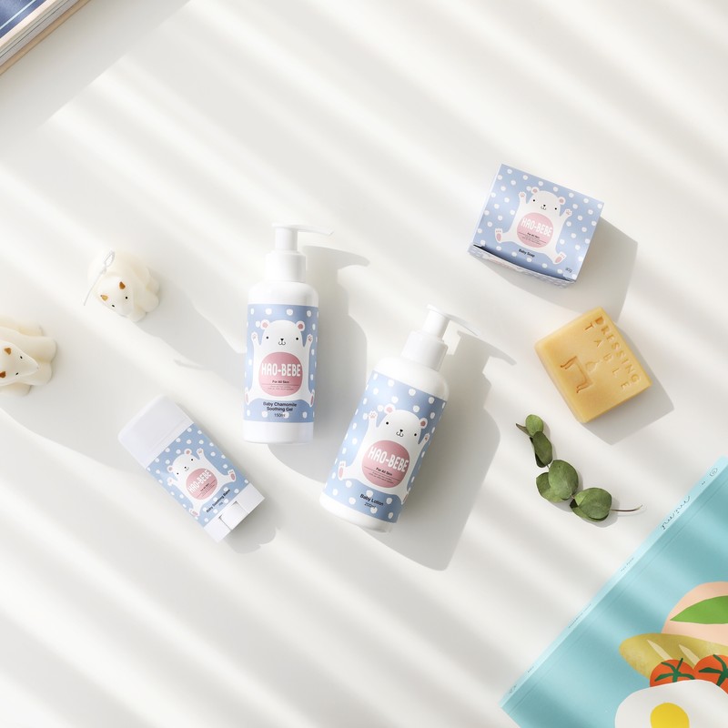 Howbebe baby cosmetics package 41% bomb The world's mildest cosmetics