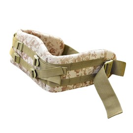 AJSANITY ALICE FIBLE Miliary USMC Belt Double Strap Alice Kidney pad Belt - tactical belt - Hip Belt - for framed rucksack LC-2 - Carry 220 Lb's -12MM Padding Camping Hiking