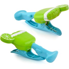 C&H Solutions Beach Towel Holders, Clips, Set of Two, Lemon Cups Style