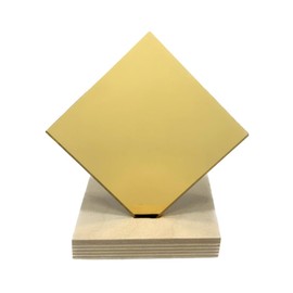 Gold Mirror Extruded Acrylic Sheet (12" x 24", 1/8" / 3mm)