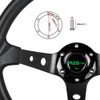 SUTUNG 14in Steering Wheel+Quick Release+Hub Adapter 160HFor Mazda Miata RX-7