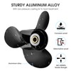 Wvkeosc 13 x 19 Aluminum Boat Propeller for Mercury Engines