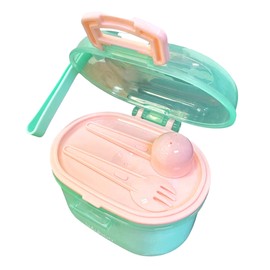 Lulyboo Formula Milk Powder Container – Travel-Friendly & Airtight Storage, with Scooper and Spork