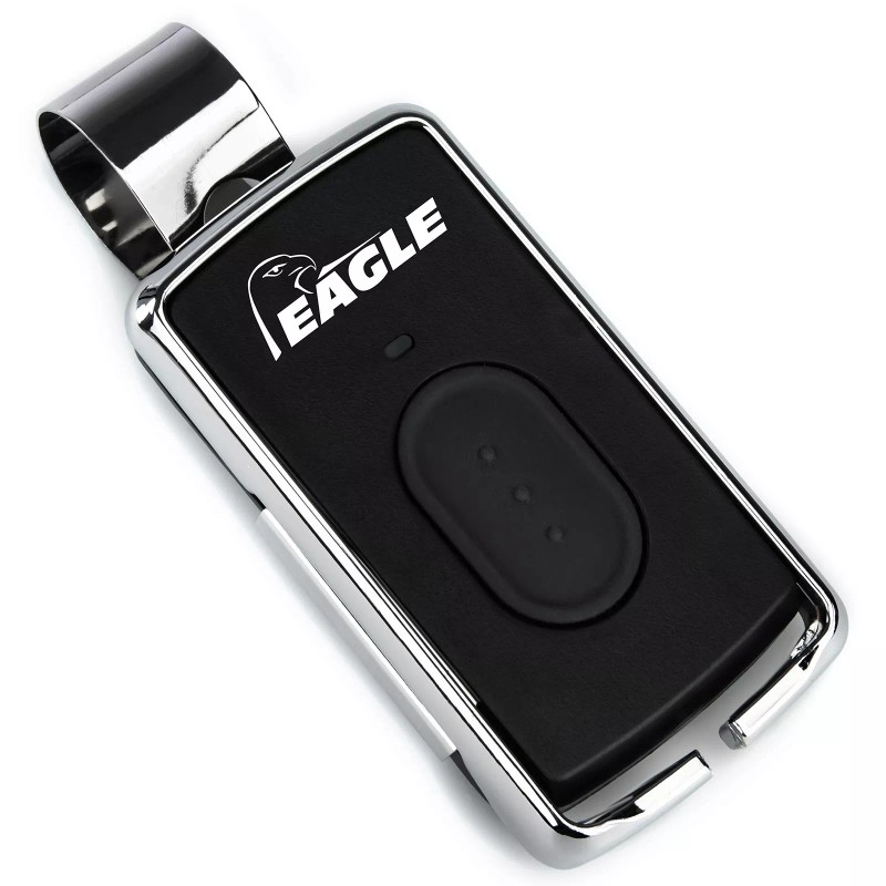 EAGLE ACCESS CONTROL SYSTEMS, INC. Black and Chrome Remote Control