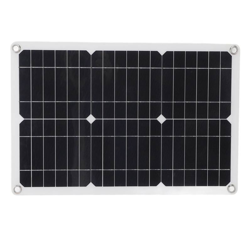 20W 18V Monocrystalline Solar Panel Kit Multifunctional Emergency High Efficiency
