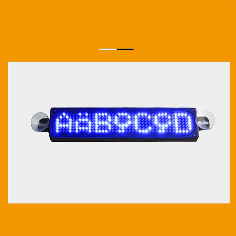 LED Car Sign Remote Control Programmable Advertising LED Sign Screen