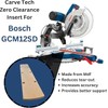 Crave Tech zero clearance insert for BOSCH GSM12SD newer generation