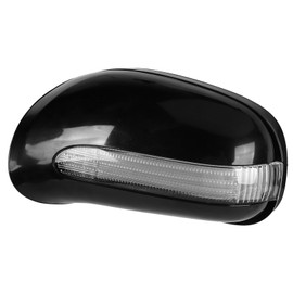 Left Door Mirror Cover, Includes Turn Lamp 2208100164, Ideal for W220 W215 S55, Enhanced Visibility