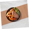 Mobestech 1Pc Bamboo Table Runner Tea Mat and Table Placemat