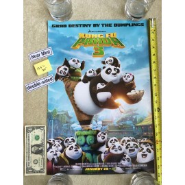 Kung Fu Panda 3 13.5" x 20" Poster Jack Black Doublesided