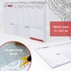 Weekly Planner Pad Including Habit Tracker, 50-Sheet Organiser without Date,