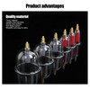 24pcs Professional Magnetic Therapy Vacuum Suction Cupping Set Body Treatment