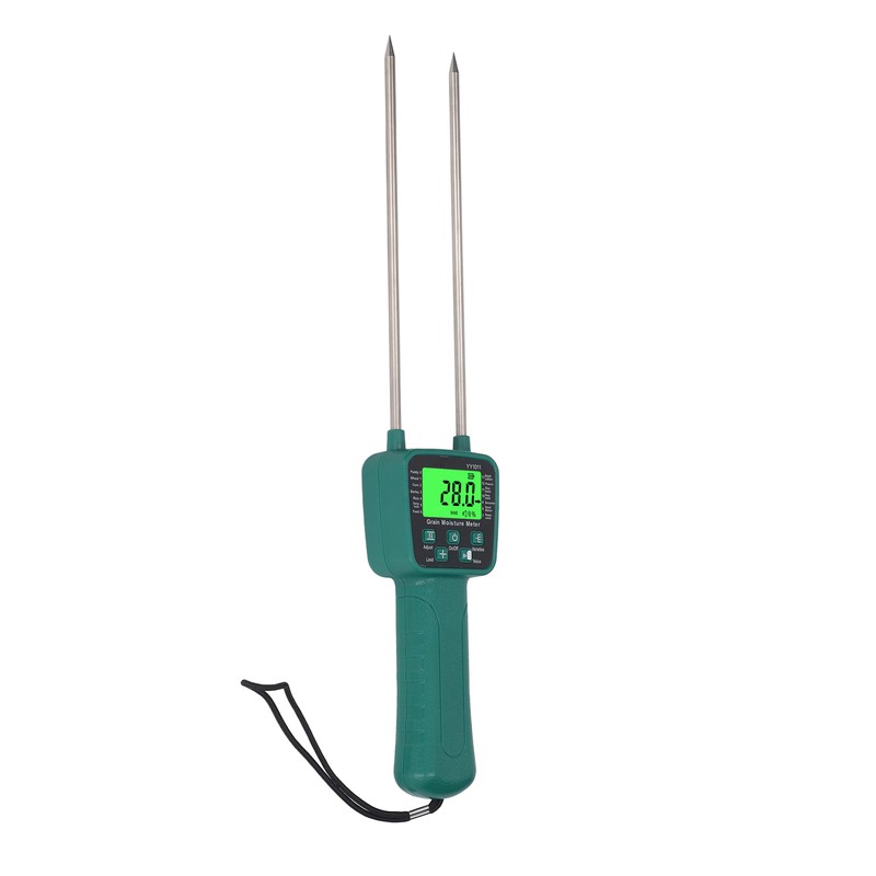 Hay Moisture Meter Wheat Soybean Grain Moisture Tester LCD Display