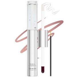 Erinde Peel - off Bálsamo Labial Hidratante, 2 en 1 Matte Peel - off Lipstick & Lip Gloss, Barra de Labios Resistente al Agua de Larga Duración, Alta 