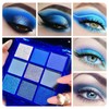 Xumann Blue Eyeshadow Palette Glitter Eye Shadow Palettes Matte Eye