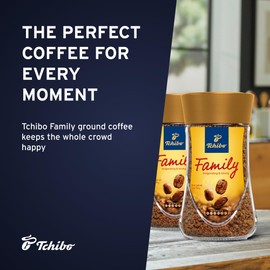 Tchibo Instant Coffee - Made of Medium-Roasted Arabica and Robusta Beans for an Invigorating Taste and Strong Aroma - 6/6 Intensity, 1/6 Acidity, 3/6 Roast Level - 7.05 oz