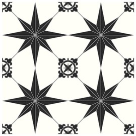 MORCART 8" x 8" Peel and Stick Floor Tile, 20 PCS Vinyl Floor Tiles, Removable and Waterproof Flooring Tiles for Renters, Stick on Floor Tiles for Bathroom, Kitchen, Staircase (Black Stellar)