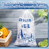 Honoson 100 Pcs 8 lb Plastic Ice Storage Bag with