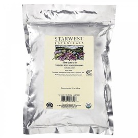 스타웨스트 보태니컬즈, 오가닉 터메릭 루트 파우더, 1lb (453.6g) Stawest Botanicals, Organic Turmeric Root Powder, 1lb (453.6g)
