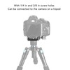 Quick Release Plate Universal Aluminum Alloy SLR Camera Tripod Head