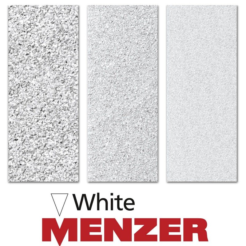 MENZER White Klett-Schleifscheiben, 225 mm, 10-Loch, f. Trockenbauschleifer, Normalkorund (25