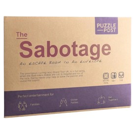 Unique Escape Room In An Envelope | Great For Groups - Families & Friends | Perfect For Games Night | Escape Room In A Box | Puzzle Mystery Game - The Sabotage