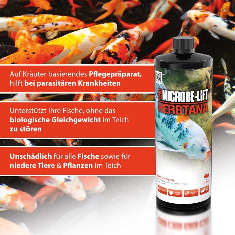 MICROBE-LIFT Pond Herbtana - 473ml - Natural Herb Based Agent