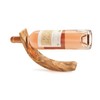 NATUREHOME Design Olive Wood Wine Bottle Holder 25 cm
