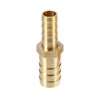 X AUTOHAUX 2 Pcs 14mm -10mm Straight Shaped Barb Brass