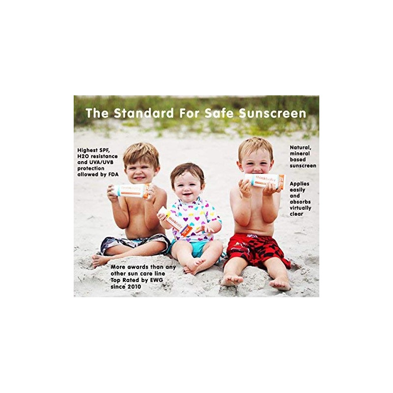 Thinksport Protector solar seguro para nios SPF 50 (3 oz)