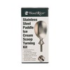 WoodRiver Stainless Steel Paddle Ice Cream Scoop Turning Kit