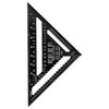 Dapetz ® 12 Inch Aluminum Alloy Triangle Ruler Square Protractor