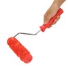 7IN Rubber Embossing Texture Wall Printing Brush Relief Roller Tool