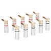 10 Pcs Banana Plugs 24K Copper Gold Plated Aluminum Case