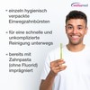 Wellsamed Wellsabrush Disposable Toothbrushes Impregnated with Toothpaste Yellow Green Ideal