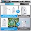 Plug in Thermostat for Heater, Thermostat Plug Outlet with 4.9FT