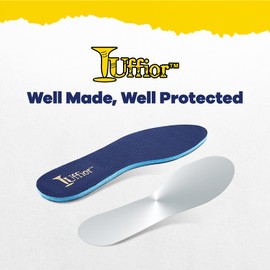 Tuffior Puncture Resistant Flexible Steel Plate Insoles for Men’s & Women’s Nail Proof Safety Work Shoes - Enhanced Protection for Footwear-One Pairs Insoles & One Pairs Heel Cushions(XL)