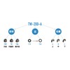 Comply HC35-42352-01 (M, TW-200-C) TW-200-C Ear Pieces, Medium Size, 1