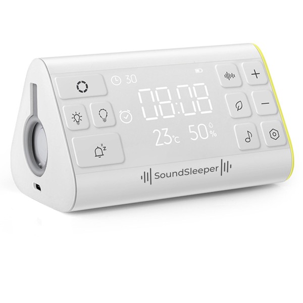 SoundSleeper White Noise Machine and Relaxation Aid with Voiced Relaxation